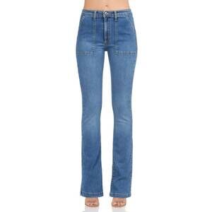 NEW MORRISON DENIM mid-rise trucker jean in denim